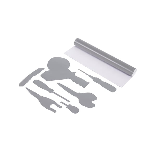 ShadowTape Shadow Board Tool Marking Tape 15 inches wide x 15 Foot Length Rolls Gray